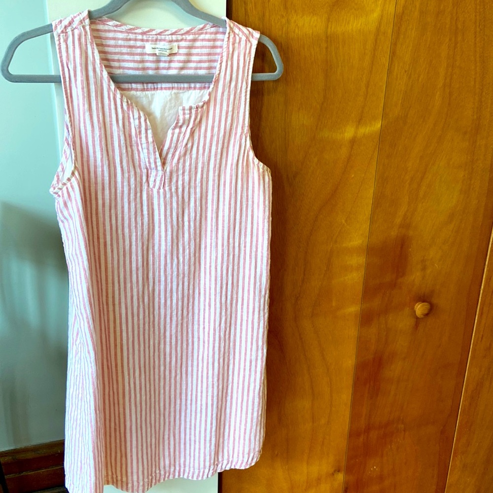 Red Striped beachlunchlounge Mini Sundress